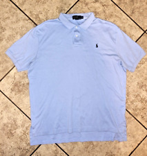 Camisa polo EUA Assn Ralph Lauren azul algodão manga curta tamanho adulto GG comprar usado  Enviando para Brazil