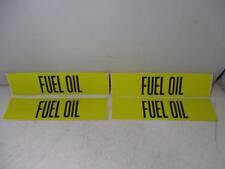 (Lot of 8) Seton Pressure-Sensitive Pipe and Electrical Fuel Oil Marker sign comprar usado  Enviando para Brazil