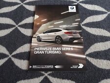 2018 BMW serii 6 GRAN TURISMO Prospekt Brochure Catalogue POLSKI 2 2017 RAR 44 S na sprzedaż  PL