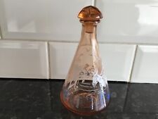 Vintage coloured decanter for sale  WAKEFIELD