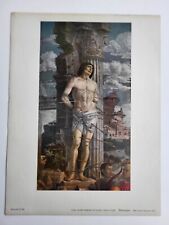 Old Antique Print Metropolitan The Martyrdom of Saint Sebastian Mantegna Louvre for sale  Shipping to South Africa