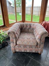 Armchair chesterfield settee for sale  STAFFORD