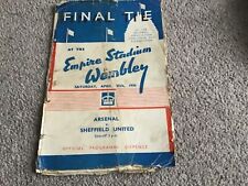 fa cup programmes for sale  YORK