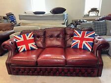 Chesterfield seater leather for sale  CREWE