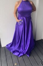 Ballkleid abendkleid lila gebraucht kaufen  Goldbach