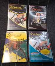 Lote de 4 DVDs Spinervals Ejercicio de Interior Ciclismo Spinning Entrenamiento Bicicleta de Ejercicio segunda mano  Embacar hacia Argentina