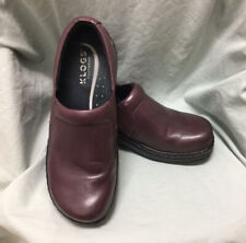 Klogs maroon leather for sale  Richmond
