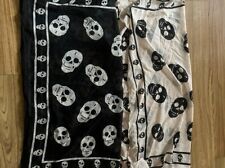 Ladies skull scarves for sale  LEIGH
