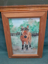 Watercolour painting horse for sale  HUNGERFORD
