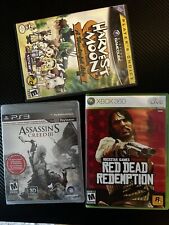 3 Game Lot Assassins Creed 3(sealed) Red Dead Redemption Xbox 360 Harvest Moon for sale  Shipping to South Africa