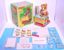 1950s YONEZAWA JAPAN TEDDY THE ARTIST BEAR BATTERY OP ELECTRO TOYS N-MINT BOXED! for sale  Shipping to South Africa