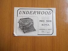 1908 underwood primo usato  Roma