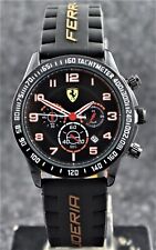 Casual Ferrari Chronograph Quartz Rubber Band Recently Service Men's Wrist Watch for sale  Shipping to South Africa