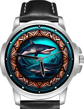 Relógio de pulso Shark Predator Of The Seas arte elegante qualidade rara comprar usado  Enviando para Brazil