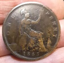 1865 victorian penny for sale  GAINSBOROUGH
