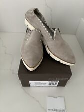 KENNEL&SCHMENGER BEIGE SUEDE & CRYSTAL SLIP-ON LOAFERS - 9.5 W/BOX - WORN ONCE! for sale  Shipping to South Africa