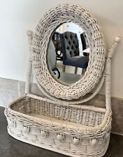 Vintage white wicker for sale  Clifton