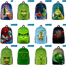 Cosplay Natal o Grinch Mochila Infantil Estudantil Mochila Escolar Meninas Meninos, usado comprar usado  Enviando para Brazil