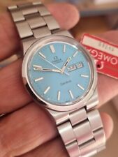Reloj omega geneve automatico 1022,vintage,azul Tiffany,166.0174,stock segunda mano  Embacar hacia Argentina