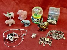 Elephant jewelry necklaces for sale  Milford