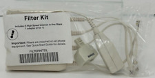 Kit de filtro DSL de 2 fios para telefones de 2 linhas 5 filtros de internet de alta velocidade e 1 adaptador comprar usado  Enviando para Brazil