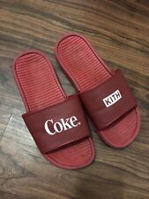 Chinelos Masculinos Kith x Coca-Cola Coca-Cola Tamanho 10 EUA (43) Vermelho, usado comprar usado  Enviando para Brazil