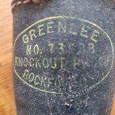 Vintage greenlee knockout for sale  Prospect Heights