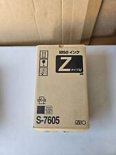 Box Of 2 Genuine Riso S-4254 Z Type U Black Ink  Risograph Duplicator , used for sale  Shipping to South Africa