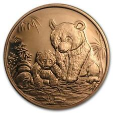 Copper round panda for sale  Shipping to Ireland