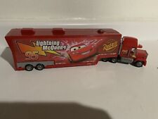 Remolque Disney Pixar Cars Lightning McQueen Mack SuperlinerTrailer con mcqueen segunda mano  Embacar hacia Argentina