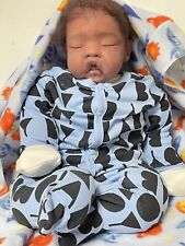 Boneca Silicon Cuddle Baby bebê recém-nascido afro-americano 21", usado comprar usado  Enviando para Brazil