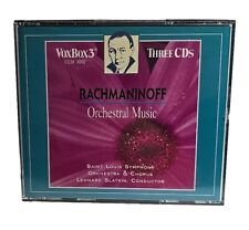 Używany, Muzyka orkiestrowa - Rachmaninow, 3 płyty, Symfonia św. Ludwika, L. Slatkin, Vox 1991 na sprzedaż  Wysyłka do Poland