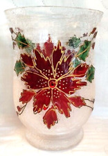 Poinsettia christmas vase for sale  Tampa