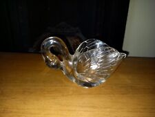 Vintage crystal swan for sale  FAVERSHAM