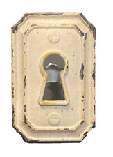 Botão de puxar gaveta antigo - Design de furo de chave retangular creme 2 1/2” comprar usado  Enviando para Brazil