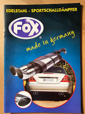 Fox zubehör katalog gebraucht kaufen  Witten-Annen