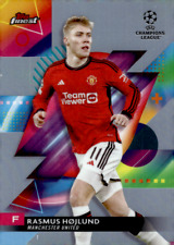 TOPPS UCC FINEST 2023-2024  RASMUS HOJLUND  MANCHESTER UNITED REFRACTOR for sale  Shipping to South Africa