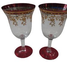 murano wine glasses for sale  WARRINGTON