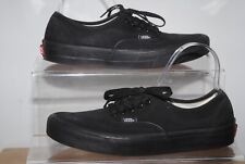 VANS Unisex Black Canvas Trainers Uk Size 7.5 for sale  Shipping to South Africa