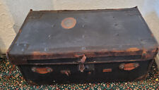 Antique travel trunk for sale  HYDE