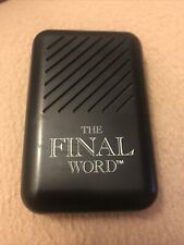 1990 The Final Word caixa de voz máquina de insulto juramento ofensivo com baterias, usado comprar usado  Enviando para Brazil