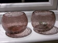 Pair crackled glass for sale  MAIDSTONE