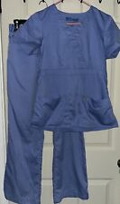 Greys Anatomy Uniform Scrubs Set Women’s Size Small Pants And Top Blue, used for sale  Shipping to South Africa