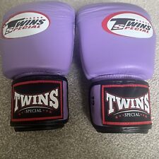 Guantes de boxeo Twins especiales púrpura claro - 12 oz - Muay Thai Kickboxing MMA segunda mano  Embacar hacia Argentina