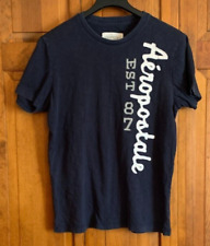 Camiseta masculina Aeropostale manga curta azul algodão tamanho G comprar usado  Enviando para Brazil