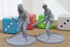 Gleen and Maggie - 3D Printed Minifigures for Zombie Post Apocalyptic Miniature  comprar usado  Enviando para Brazil