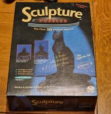 Sculpture Puzzles The Egyptian Cat 3D Vertical Jigsaw - Opened But Never Used for sale  Shipping to South Africa
