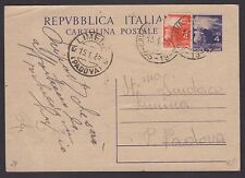 Storia postale repubblica usato  San Bonifacio