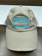Stripers Grille Its a Keeper Biege Promo Hat Restaurant Bar Cap Strap Back for sale  Shipping to South Africa
