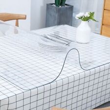 Mantel de mesa de PVC transparente tapete impermeable mesa de comedor tapete de lugar segunda mano  Embacar hacia Argentina